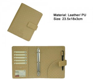 fuax_leather notebook_cover_with_binder