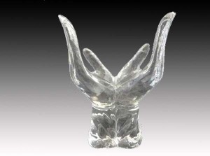 hand shape trophy