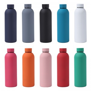 Promotional Stainless Steel Double Wall Insulated Vacuum Water Bottle With Handle Cover